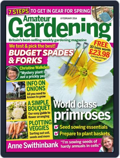 Amateur Gardening February 3rd, 2014 Digital Back Issue Cover