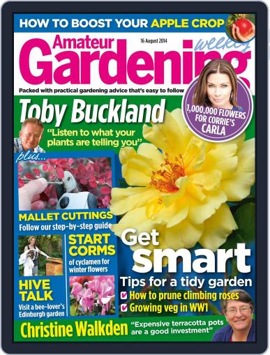 Amateur Gardening August 11th, 2014 Digital Back Issue Cover