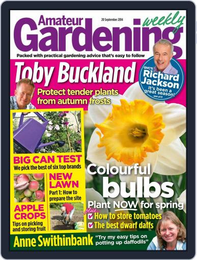 Amateur Gardening September 15th, 2014 Digital Back Issue Cover