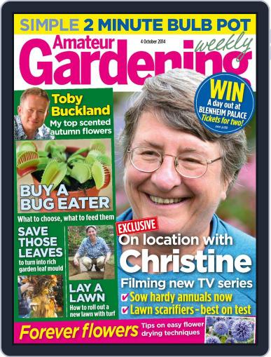 Amateur Gardening September 29th, 2014 Digital Back Issue Cover