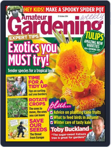 Amateur Gardening October 20th, 2014 Digital Back Issue Cover