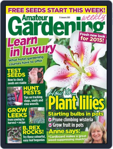 Amateur Gardening January 23rd, 2015 Digital Back Issue Cover