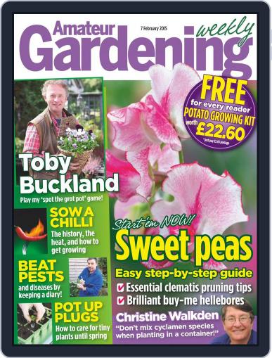 Amateur Gardening January 26th, 2015 Digital Back Issue Cover