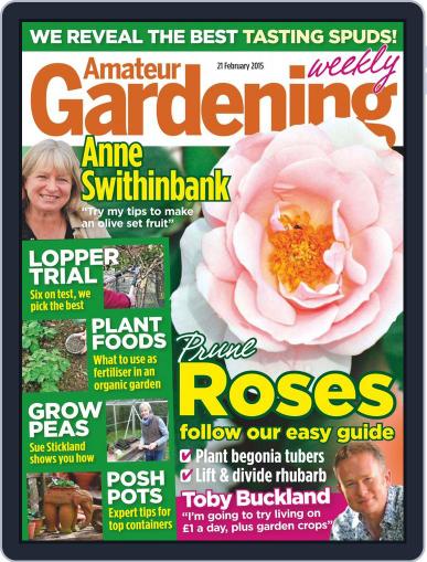 Amateur Gardening February 16th, 2015 Digital Back Issue Cover