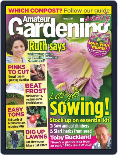 Amateur Gardening March 2nd, 2015 Digital Back Issue Cover
