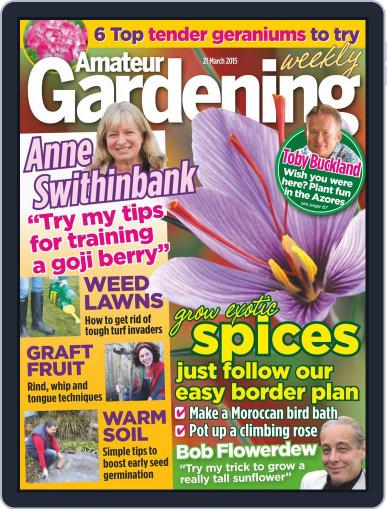 Amateur Gardening March 16th, 2015 Digital Back Issue Cover