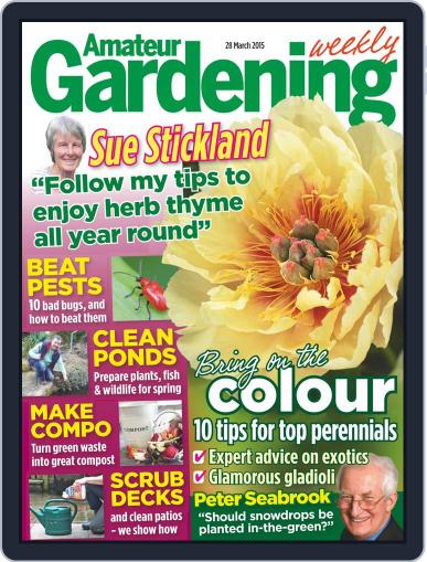 Amateur Gardening March 23rd, 2015 Digital Back Issue Cover