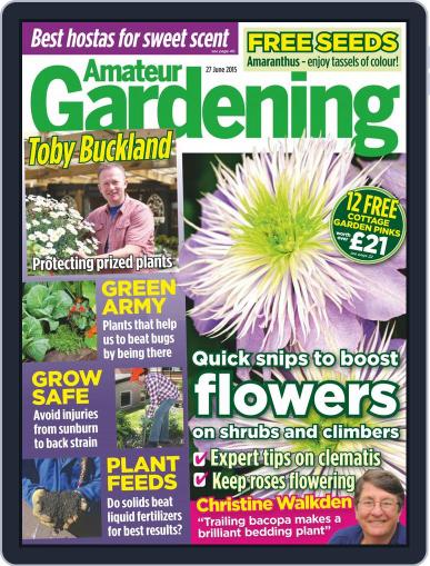 Amateur Gardening June 22nd, 2015 Digital Back Issue Cover