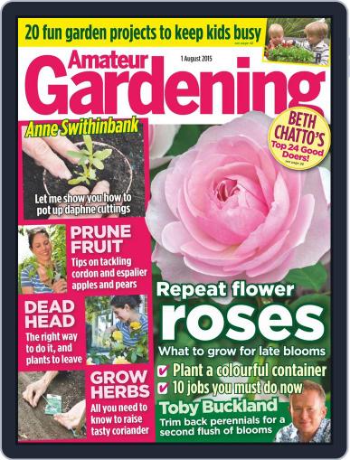 Amateur Gardening August 1st, 2015 Digital Back Issue Cover
