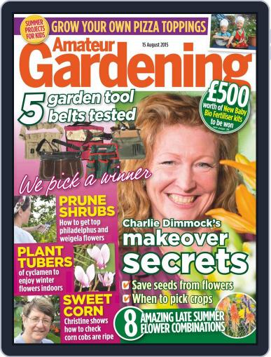 Amateur Gardening August 15th, 2015 Digital Back Issue Cover