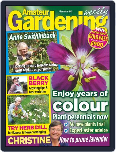 Amateur Gardening September 5th, 2015 Digital Back Issue Cover