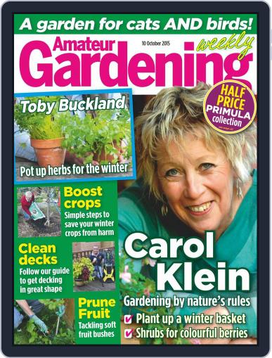 Amateur Gardening October 10th, 2015 Digital Back Issue Cover