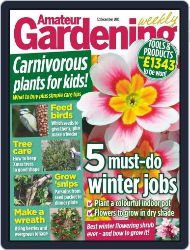 Amateur Gardening December 8th, 2015 Digital Back Issue Cover