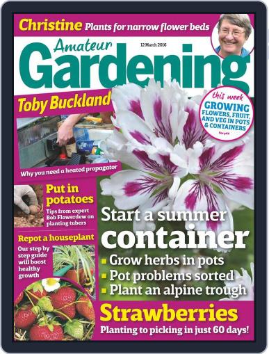 Amateur Gardening March 8th, 2016 Digital Back Issue Cover