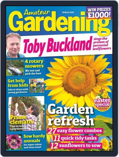Amateur Gardening March 22nd, 2016 Digital Back Issue Cover