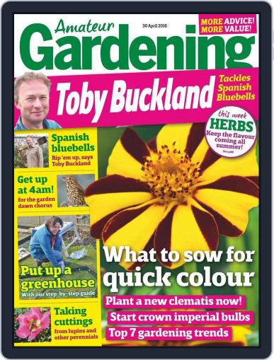 Amateur Gardening April 26th, 2016 Digital Back Issue Cover