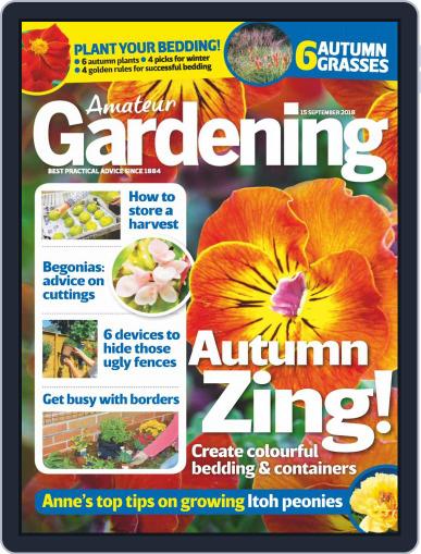 Amateur Gardening September 15th, 2018 Digital Back Issue Cover