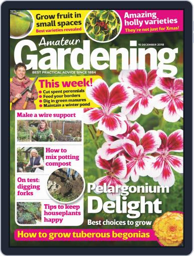 Amateur Gardening December 15th, 2018 Digital Back Issue Cover