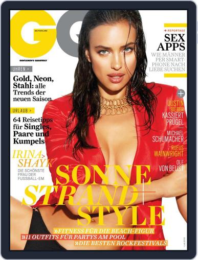 GQ Magazin Deutschland June 13th, 2012 Digital Back Issue Cover
