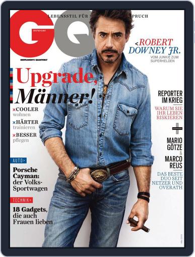GQ Magazin Deutschland April 10th, 2013 Digital Back Issue Cover