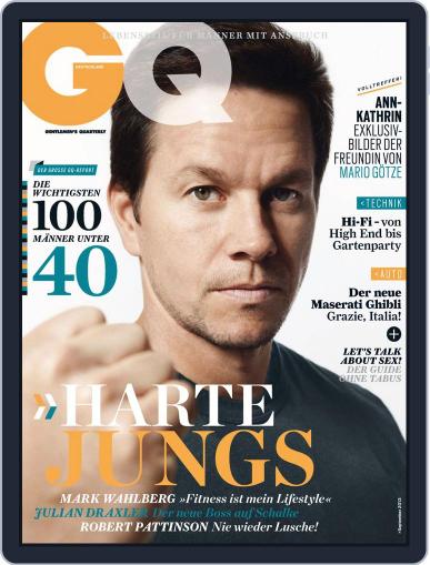 GQ Magazin Deutschland August 13th, 2013 Digital Back Issue Cover