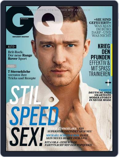 GQ Magazin Deutschland October 9th, 2013 Digital Back Issue Cover