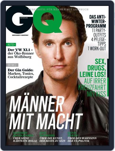 GQ Magazin Deutschland January 9th, 2014 Digital Back Issue Cover