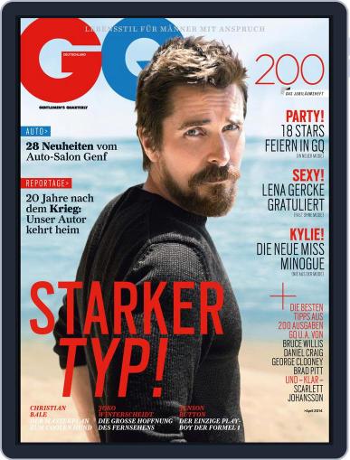 GQ Magazin Deutschland March 6th, 2014 Digital Back Issue Cover