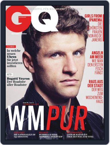 GQ Magazin Deutschland June 14th, 2014 Digital Back Issue Cover