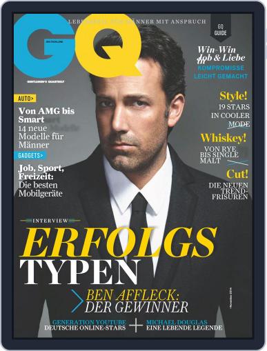 GQ Magazin Deutschland October 9th, 2014 Digital Back Issue Cover