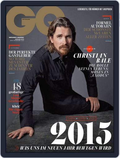 GQ Magazin Deutschland December 23rd, 2014 Digital Back Issue Cover
