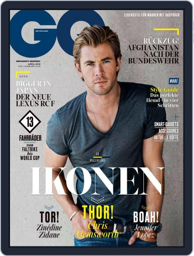 GQ Magazin Deutschland March 12th, 2015 Digital Back Issue Cover