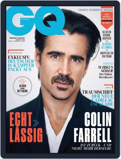 GQ Magazin Deutschland July 15th, 2015 Digital Back Issue Cover