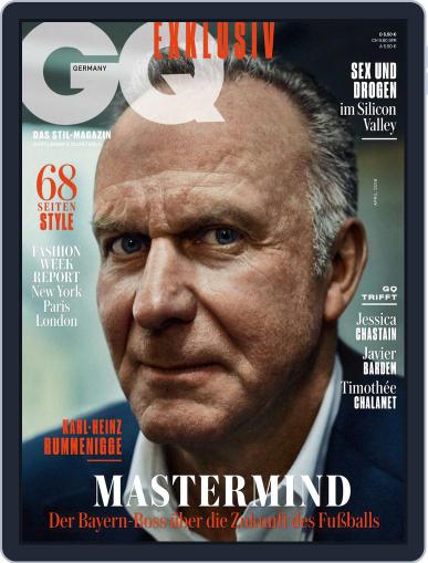 GQ Magazin Deutschland April 1st, 2018 Digital Back Issue Cover