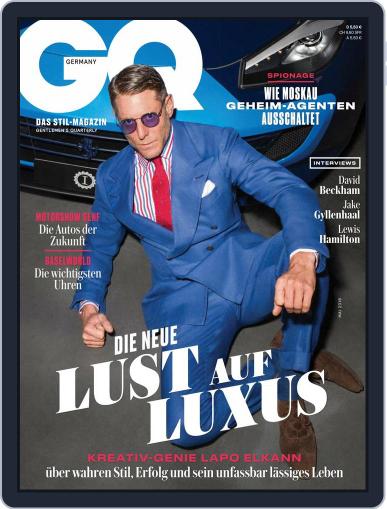 GQ Magazin Deutschland May 1st, 2018 Digital Back Issue Cover