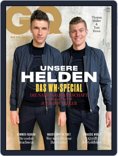 GQ Magazin Deutschland July 1st, 2018 Digital Back Issue Cover