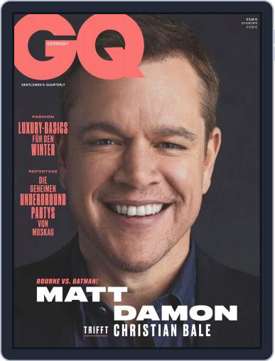 GQ Magazin Deutschland November 1st, 2019 Digital Back Issue Cover