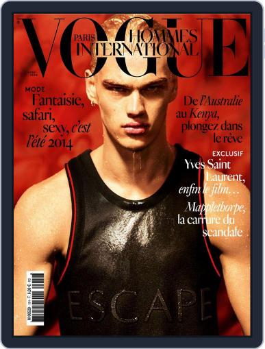 Vogue Hommes April 16th, 2014 Digital Back Issue Cover