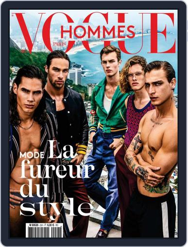 Vogue Hommes January 1st, 2017 Digital Back Issue Cover