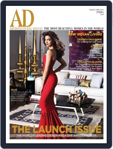 Architectural Digest India March 14th, 2012 Digital Back Issue Cover