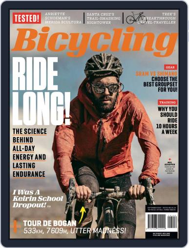 Bicycling South Africa September 1st, 2018 Digital Back Issue Cover