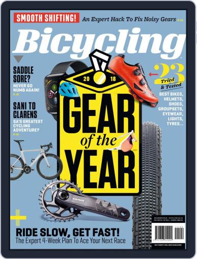 Bicycling South Africa December 1st, 2018 Digital Back Issue Cover