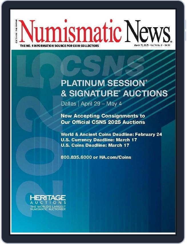 Numismatic News (Digital) Subscription                    March 11th, 2025 Issue