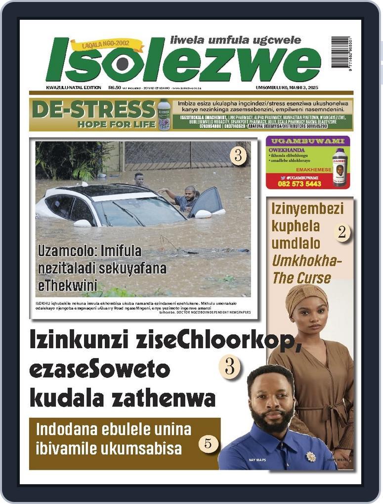 Isolezwe March 3rd, 2025 Digital Back Issue Cover