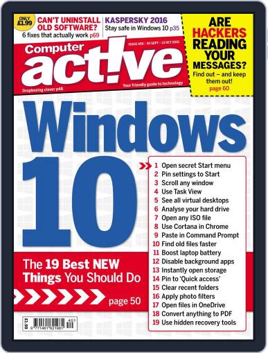 Computeractive September 29th, 2015 Digital Back Issue Cover
