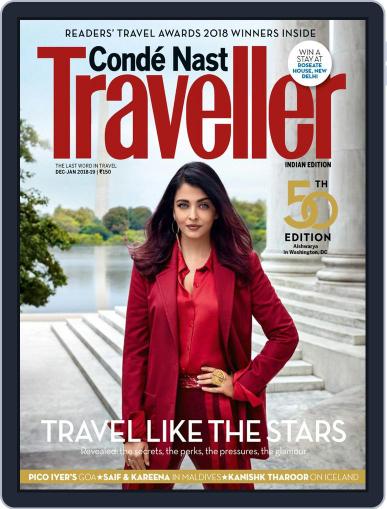 Conde Nast Traveller India December 1st, 2018 Digital Back Issue Cover