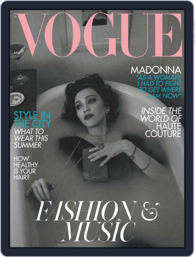 British Vogue June 1st, 2019 Digital Back Issue Cover