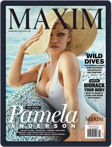 Maxim Australia February 1st, 2020 Digital Back Issue Cover