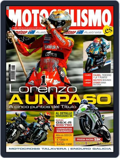 Motociclismo Spain October 15th, 2007 Digital Back Issue Cover