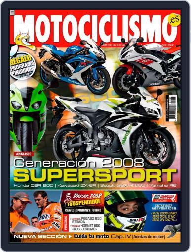 Motociclismo Spain January 8th, 2008 Digital Back Issue Cover